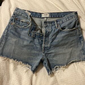 Agolde Blue Jean Shorts